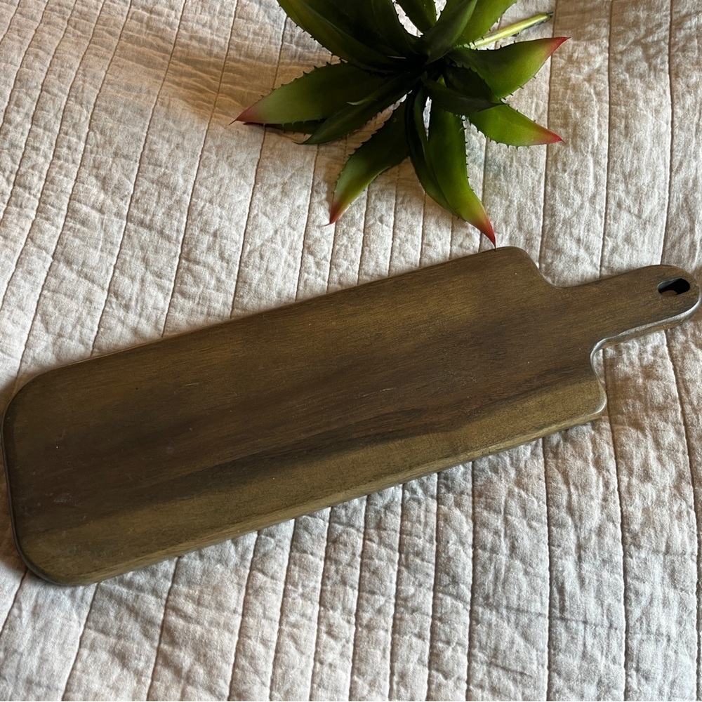 Beautiful Wood Charcuterie or Cutting Board 20x6”